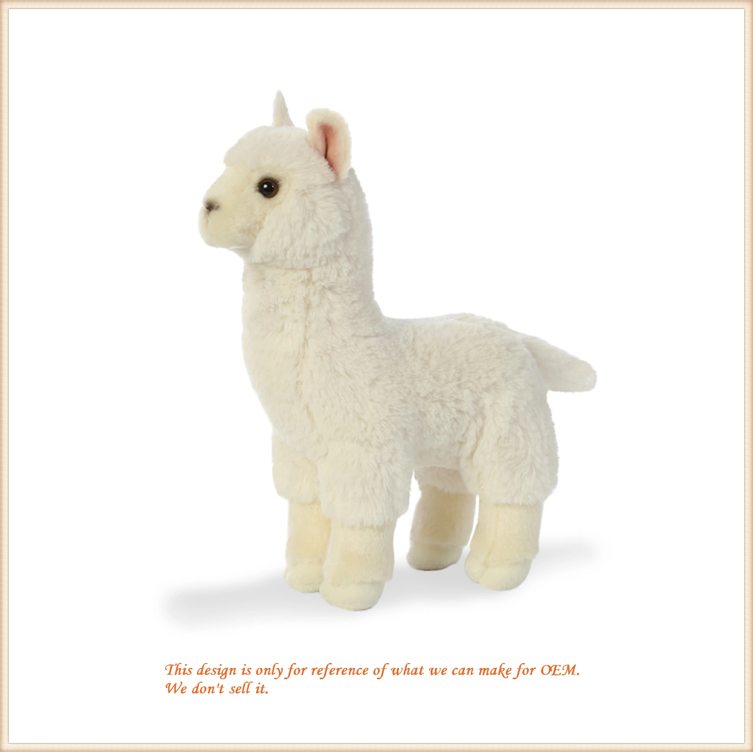 Plushy Alpaca Doll Lovely Animal Toys Plush Toys OEM