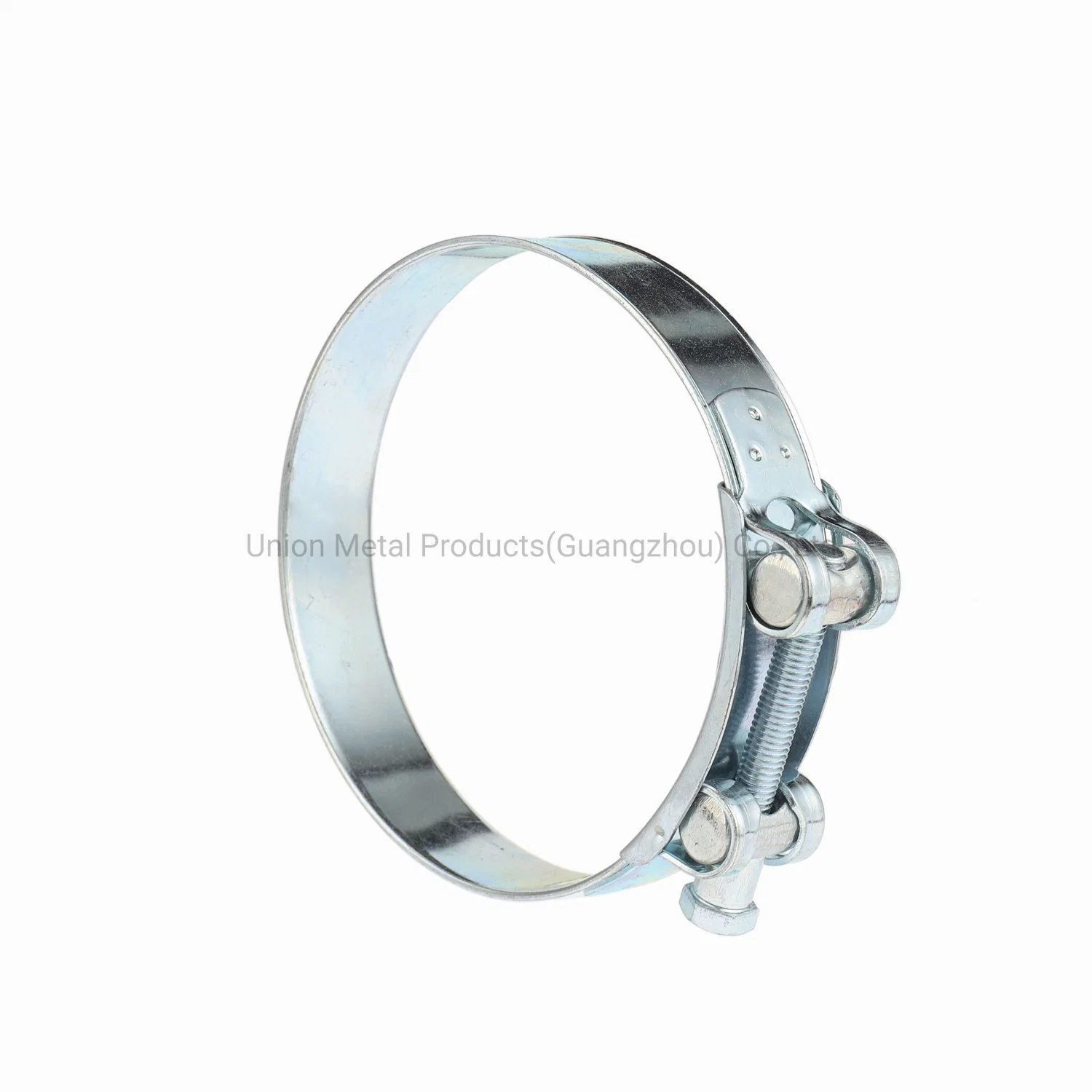 SS304 One-Bolt Superior Clamp Plated Steel Heavy Duty Hose Clamp