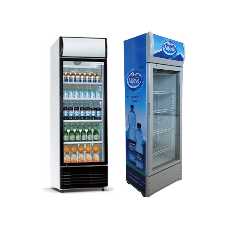 150L Single Temperature Electric Power Display Drinks Cooler Upright Freezing Beer Fridge