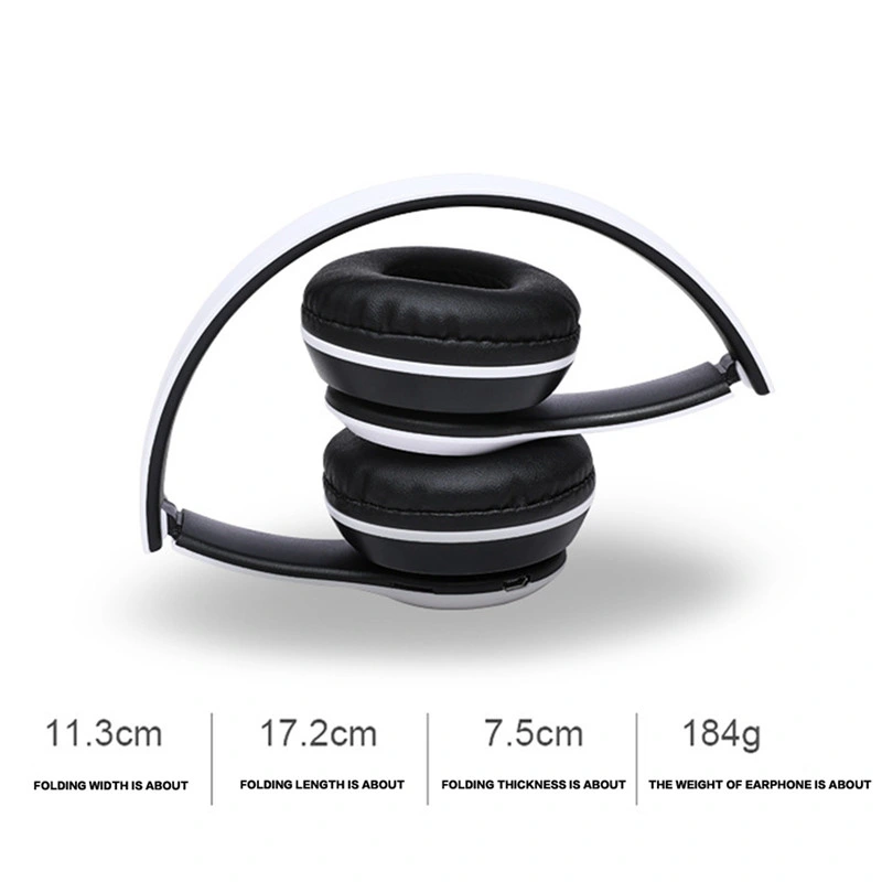 Radio FM de la fábrica más barata de Regalo de auricular inalámbrico Bluetooth Auriculares auriculares auriculares