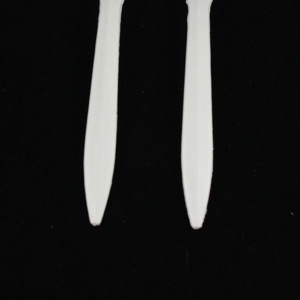 Disposable Plastic Cutlery 145mm Length PS Plastic Spoon White Custom for Takeaway