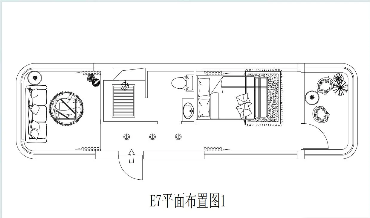 E7 Luxury Electric Modular Mobile Container Home Generators Tourist Attraction Park Hotel Capsule House