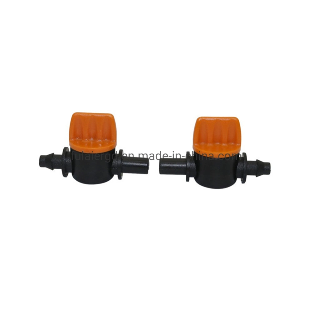 6 mm to 1/4 Inch Mini Valve Garden Irrigation Barbed Water Flow Control Valve 4/7mm Water Valve Controller