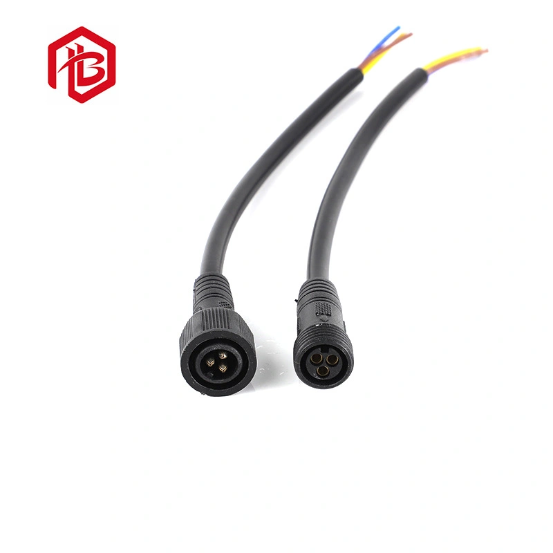 High Standard Metal 4pin M15 Mini Head IP67/IP68 Waterproof Cable Connector