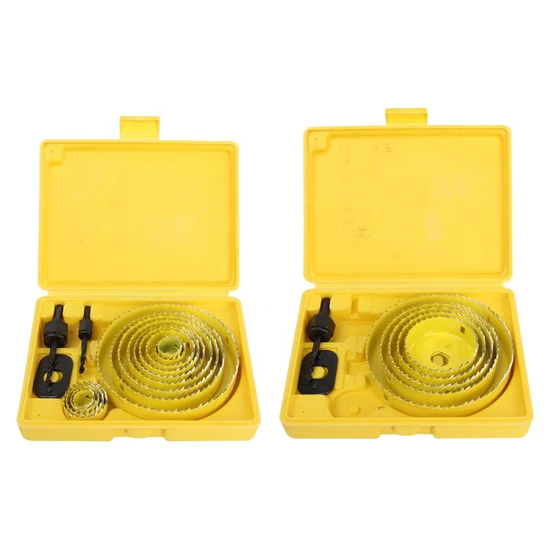 Pilihu Woodworking Hole Saw Set Hole Drill for Gypsum PVC Multifunctional Drilling