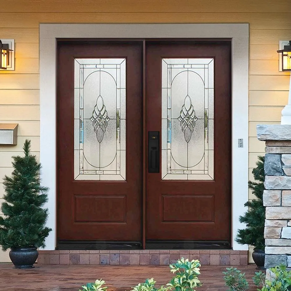 Exterior Wood Door Design Double Fiberglass Door