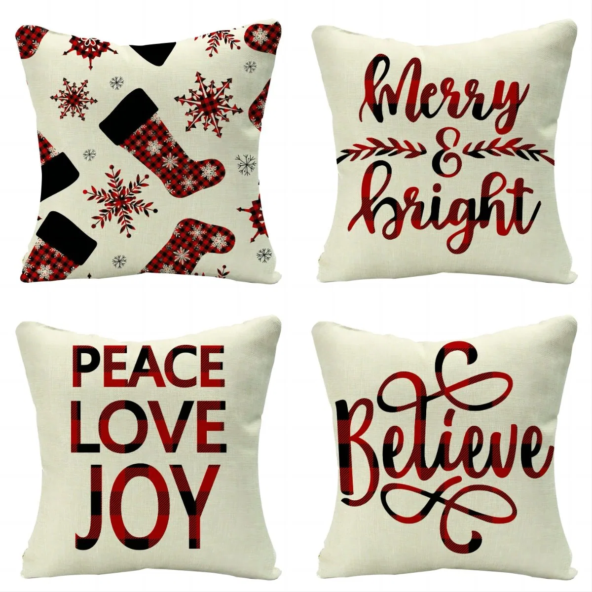 Christmas Pillow/Pillow Case Sofa Cushion Covers Xmas Decorative Home Decor