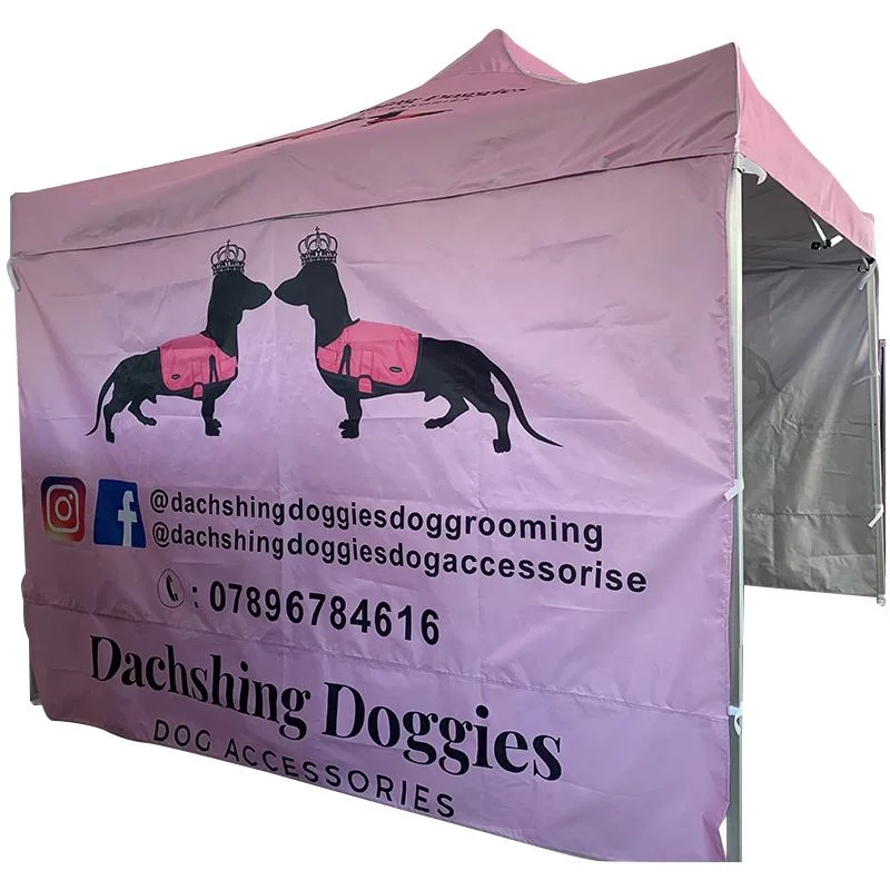 Heavy Duty 10X10FT 3X3m Waterproof Aluminum Pink Color Folding Pop up Outdoor Canopy Tent for Events