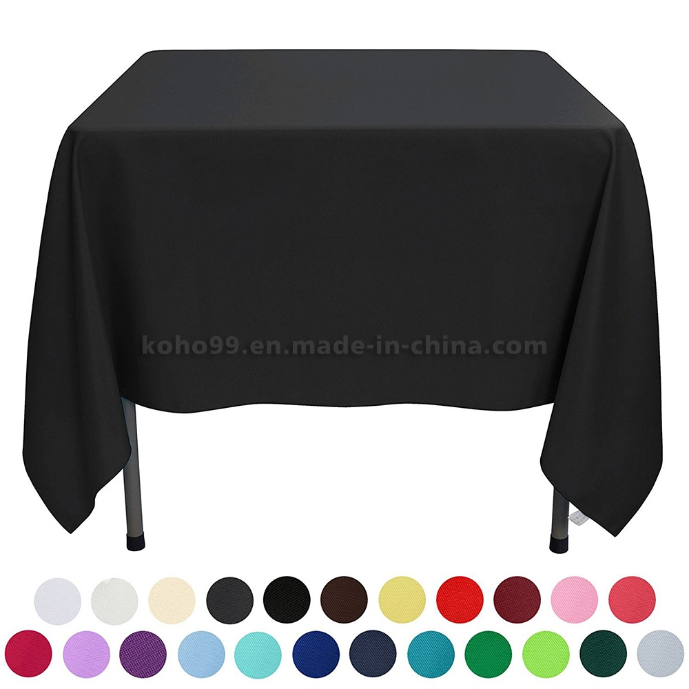 Square Disposable Table Cloth 20# Black