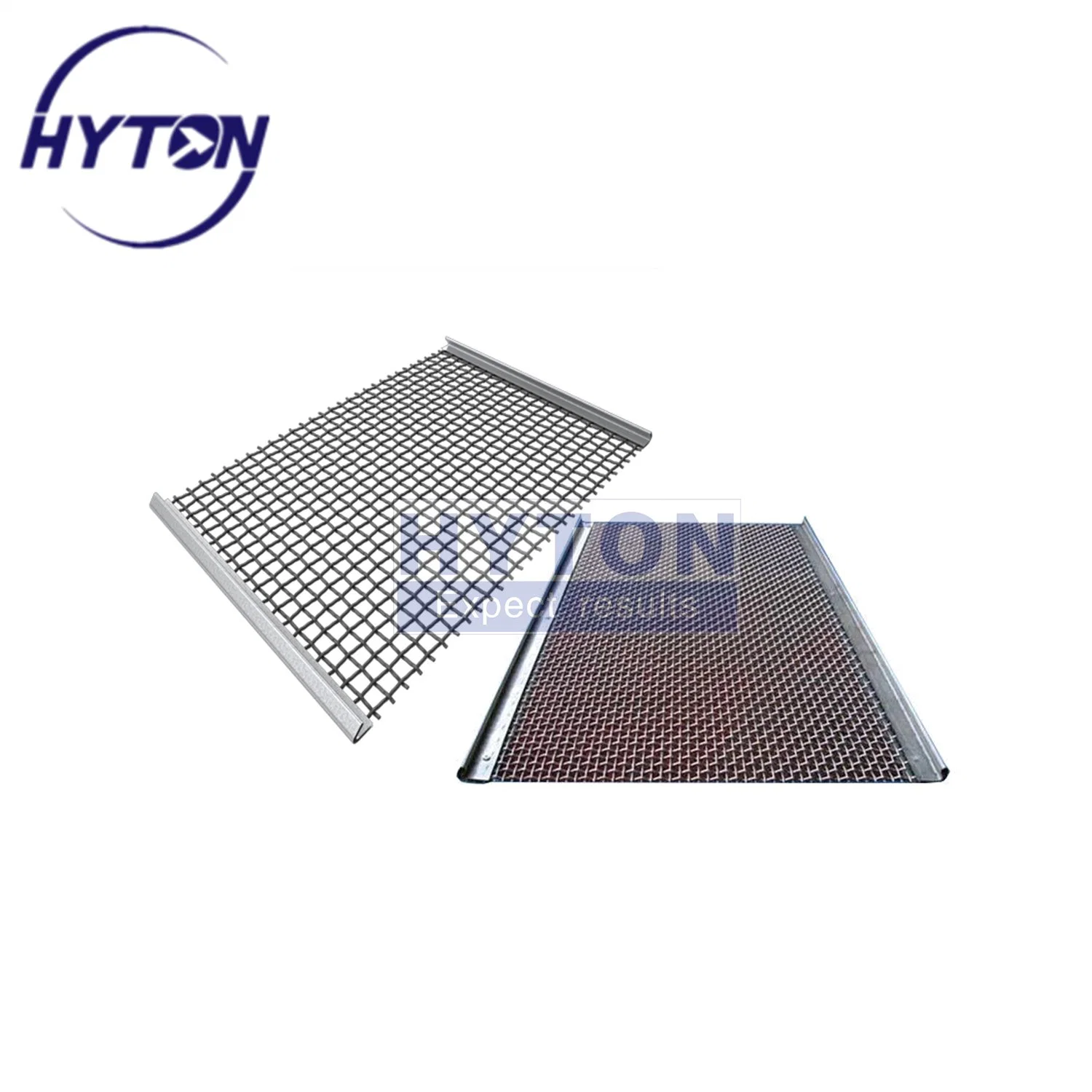 High Frequency Vibrating Sand Stone Mine Screen Mesh 304 Stainless Steel Metal Woven Crimped Wire Mesh