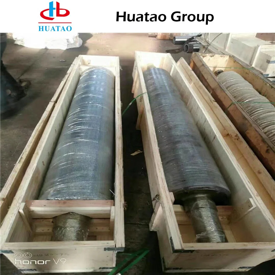 HRC60-62 Após Hardening 48crmo ou 50crmo ligas de aço e revestimento de tungsténio Rolo de Papelão Ondulado