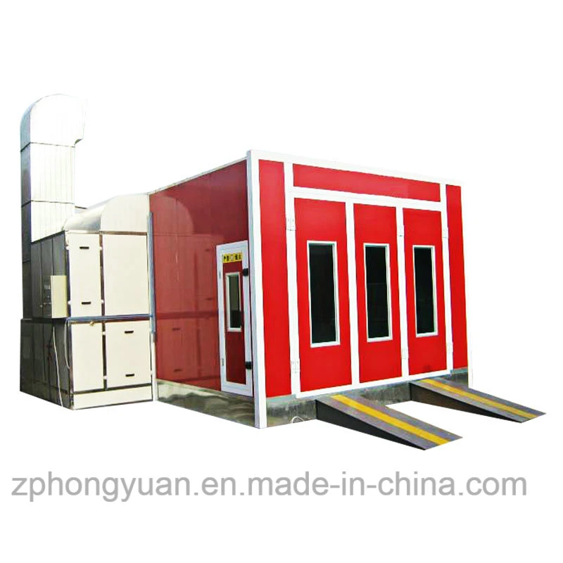 Hongyuan 5% Professional Automotive Paint Room for Car / Auto with Infra Red Heaters and Gas Burner Diesel Burner