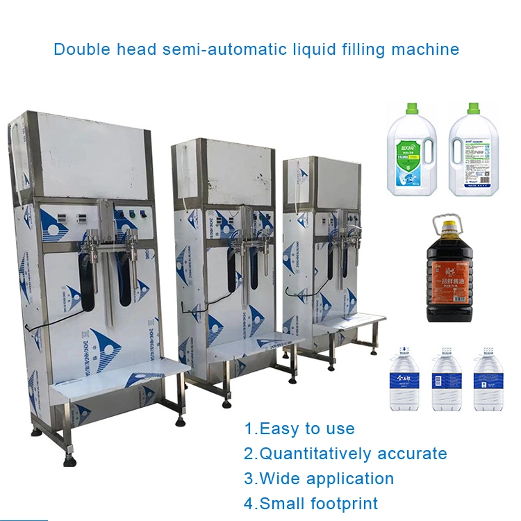 Máquina de llenado de líquidos llenado de botellas Máquina con 2 cabezas