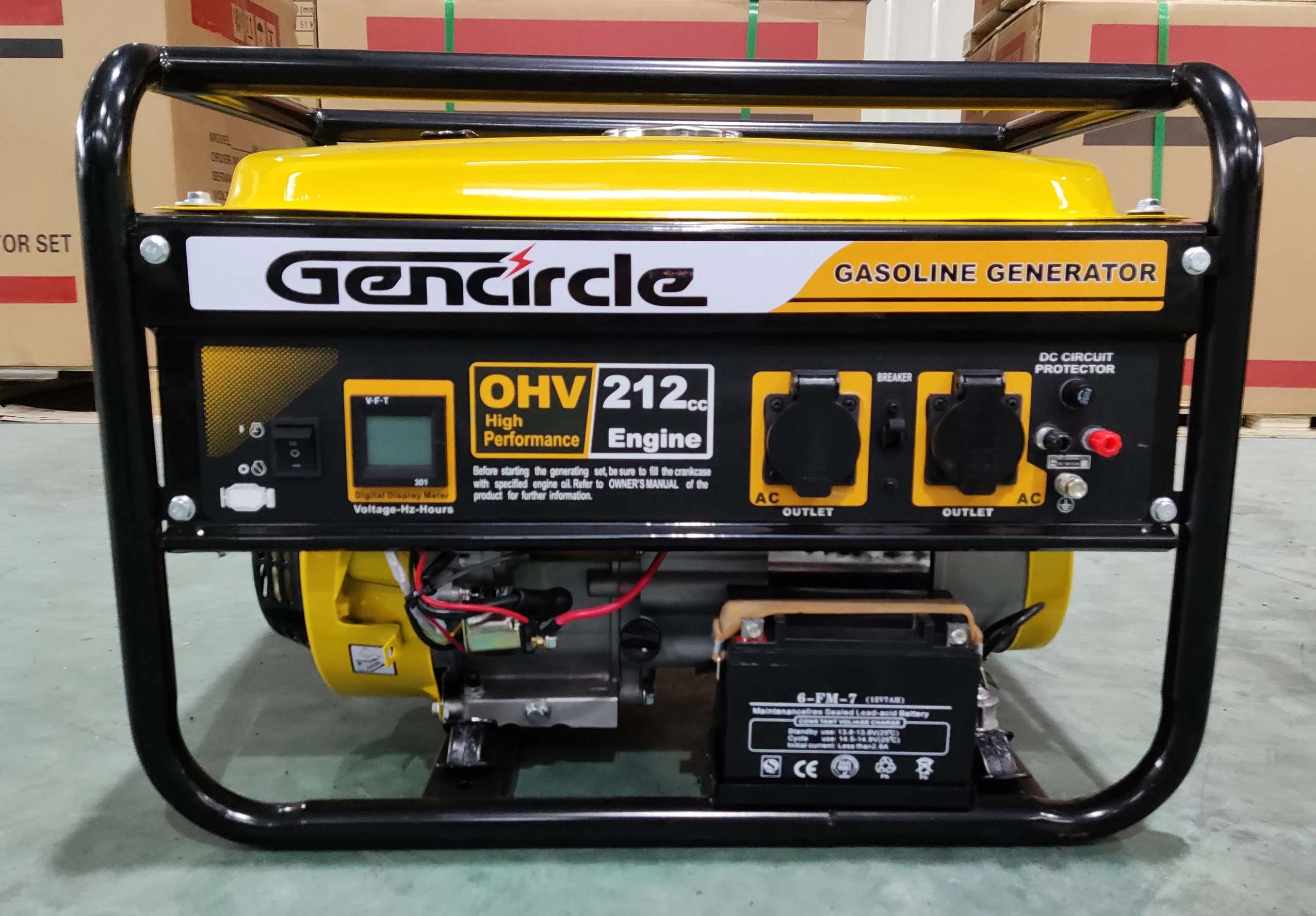 3kw Air Cooled Gasoline Generator 24V for Household