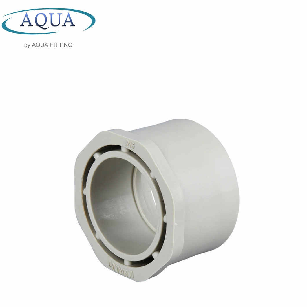 Round Flanged Plastic PVDF Bushing Sleeve for Industry