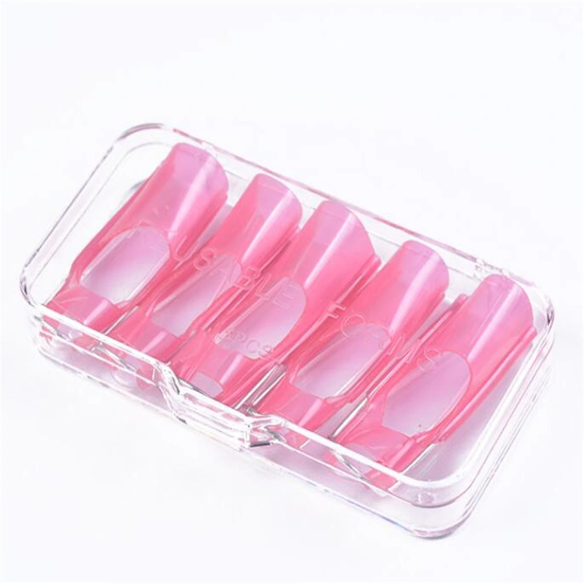 Nail Art Aluminum Reusable Form Extension Manicure Tool