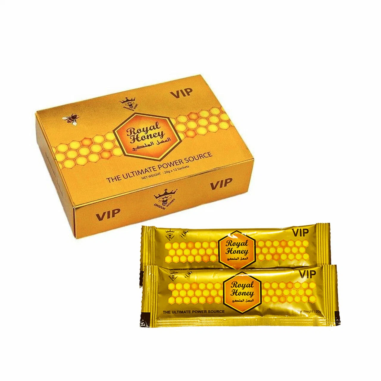 Royal Honey for Him Gold 12 Sachets 20 G Honey