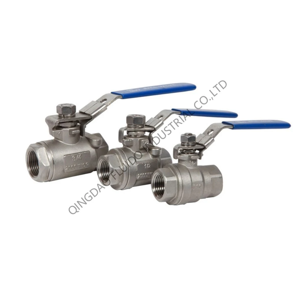 CF8m Stainless Steel 3PC Flanged Ball Valves as Building Material