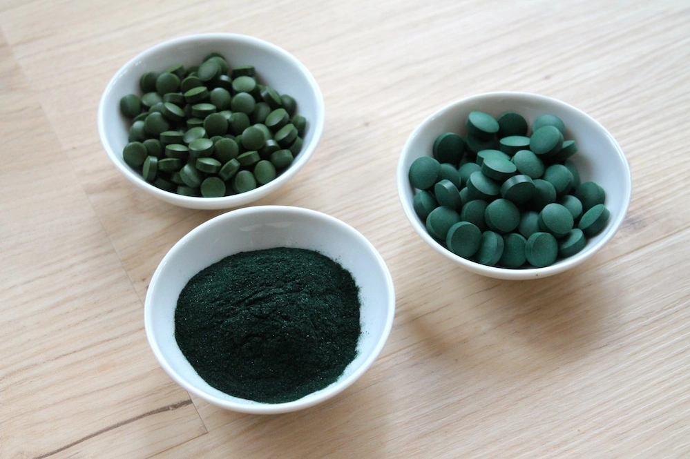 GMP Chlorella Powder Manufacturer Wholesale Price Chlorella Spirulina with Best Quality