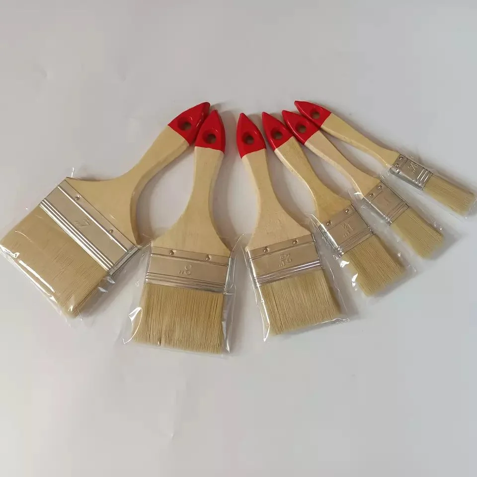 Economical Wooden Handle and Tapered Filament Manufacture Paint Brush>= 12000 Pieces