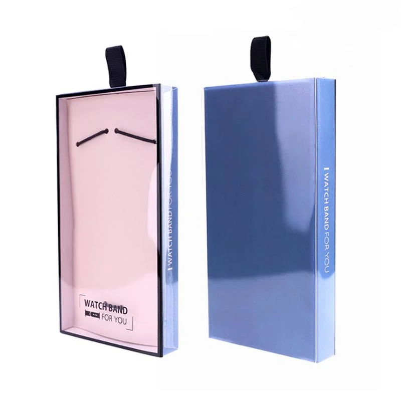 Custom Wholesale/Supplier Transparent Folding PVC Pet PP Plastic Gift Packaging Box Clear PVC Watch Band Paper Boxes Electronic Products Smart Sports Packaging Box