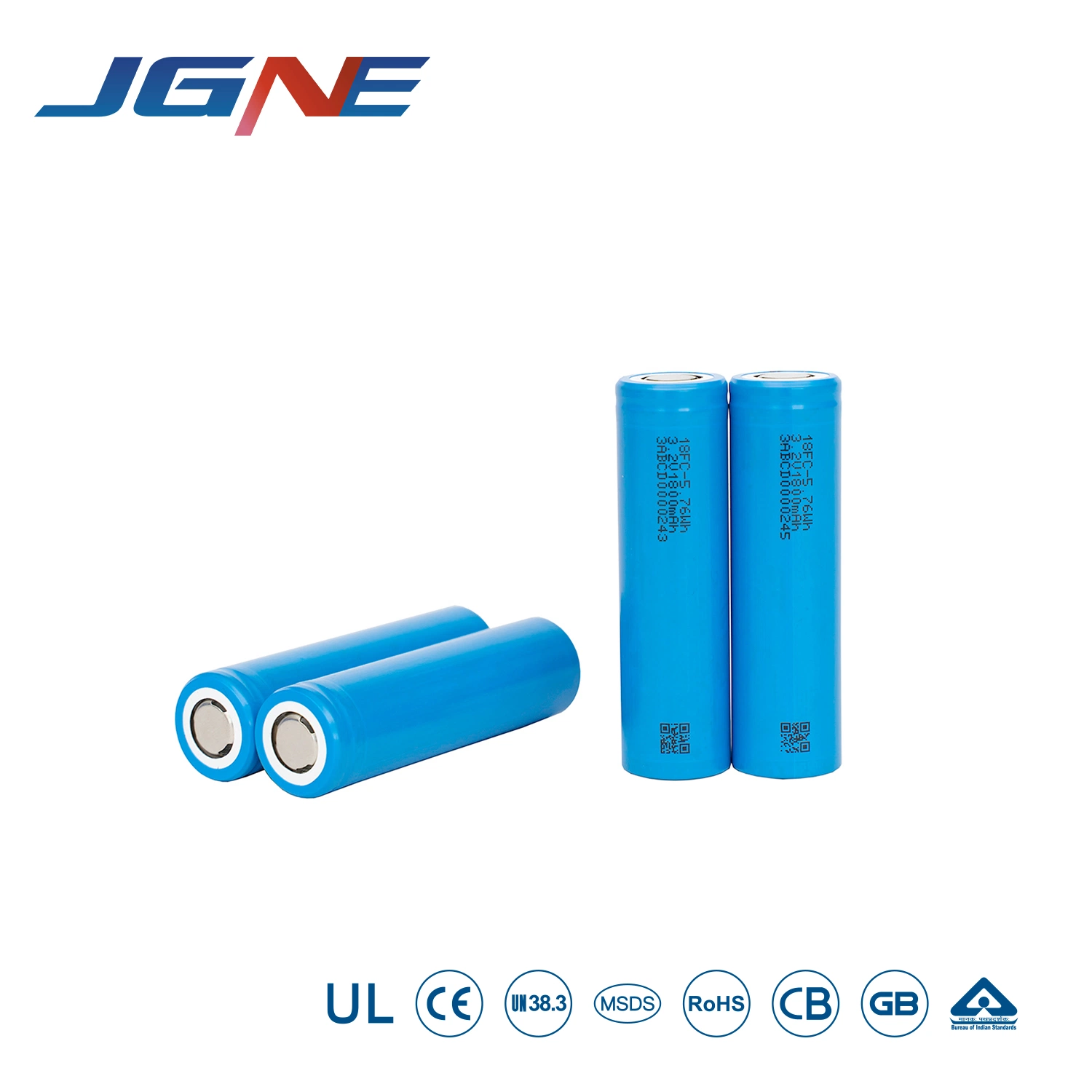 3.2V 1800mAh/2000mAh/2200mAh/3400mAh/3000mAh 18650 26650 Rechargeable Lithium Ion Cell Battery for EV/Electric Scooter/Electric Bicycle with 30A Discharge