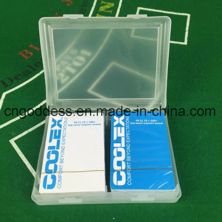 Double Sets Playing Cards in Plastic PVC Box