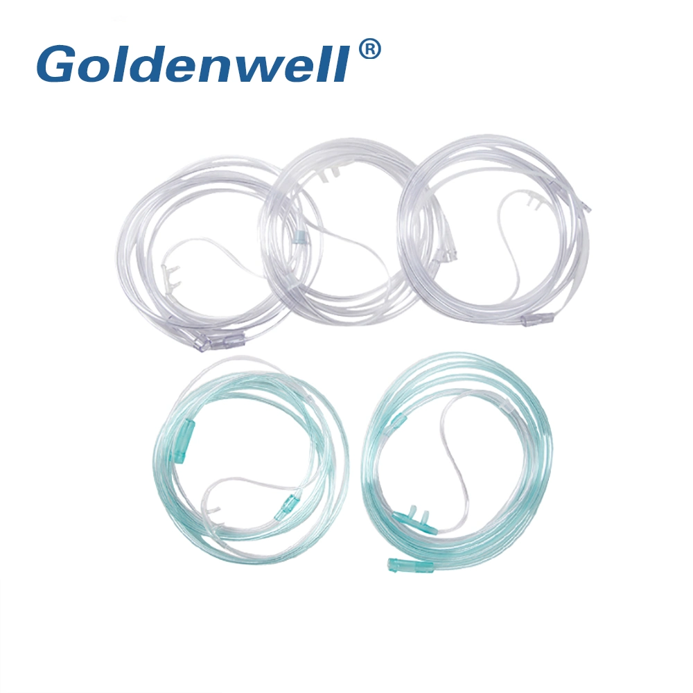 Disposable Sterile Medical Oxygen Nasal Cannula with CO2 Sampling Line