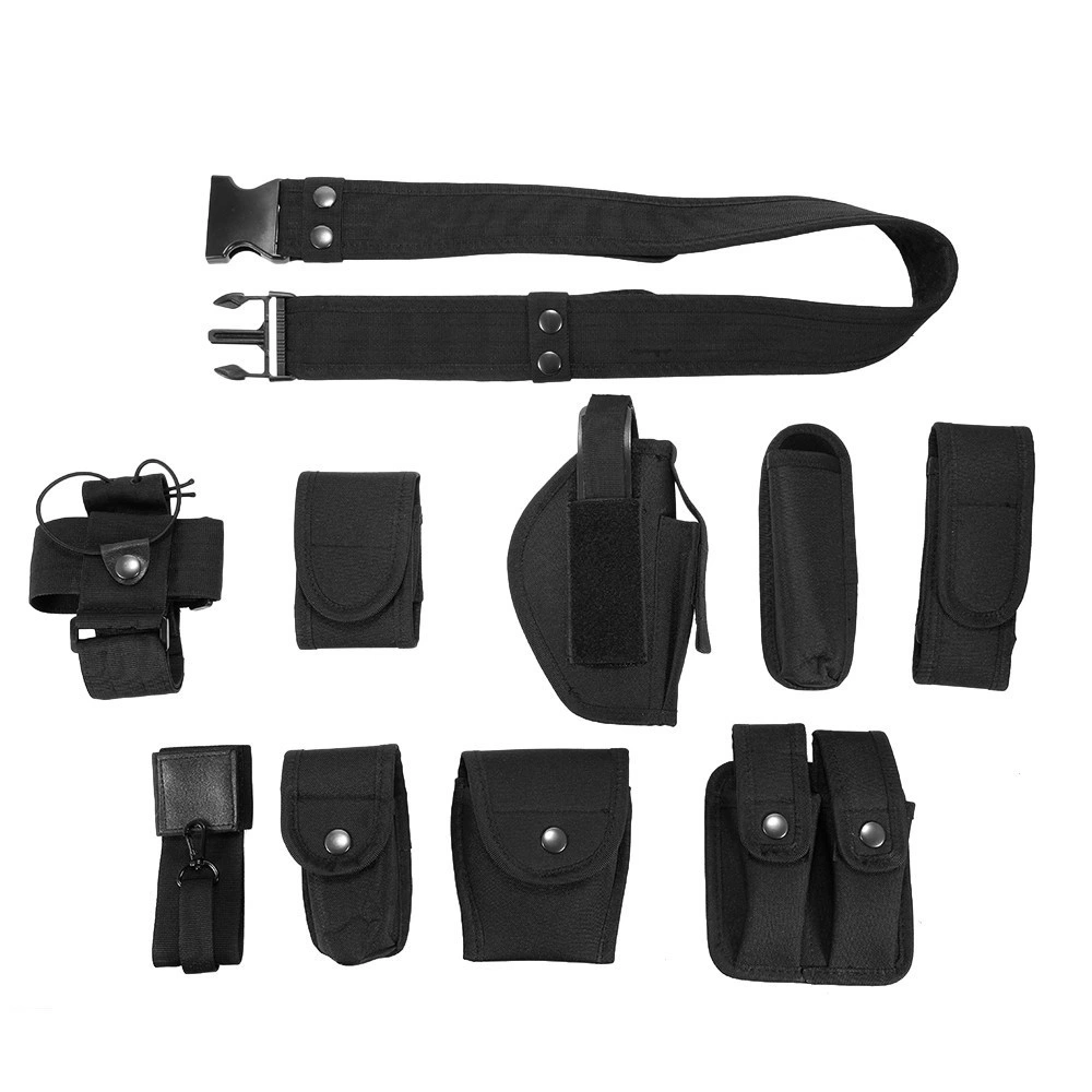 El deber de seguridad de la correa de nylon de Outdoor Training táctico multifuncional correas con bolsillo y las bolsas