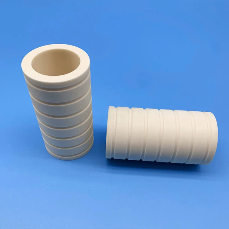 High Temperature Machined C799 Al2O3 Alumina Ceramic Bushing