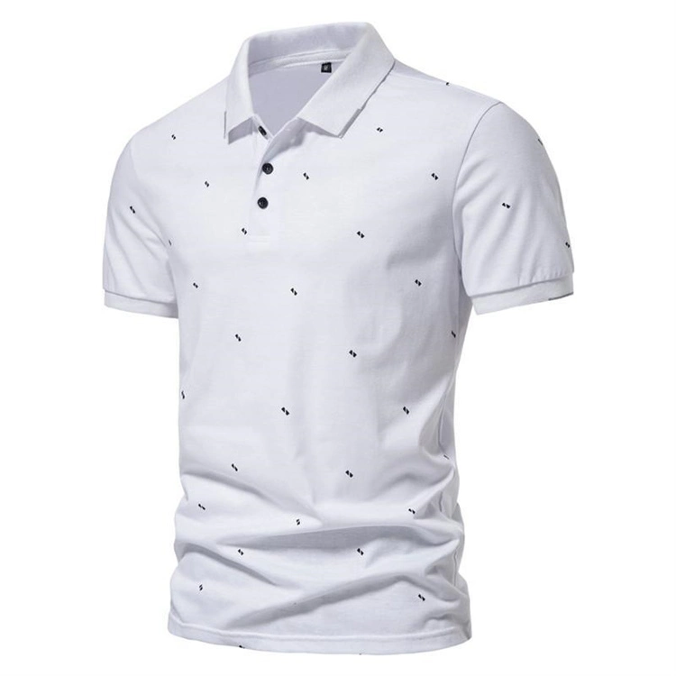 Hot Sale T-Shirt Breathable Quickly Dry Solid Printed Causal Man Polo T-Shirt