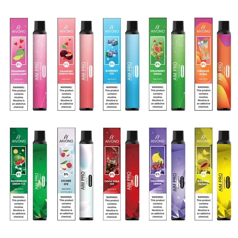 China Factroy OEM ODM Wholesale/Supplier I VAPE Aivono AIM PRO 1500 Puffs Bar Elf lápiz desechable VAPE