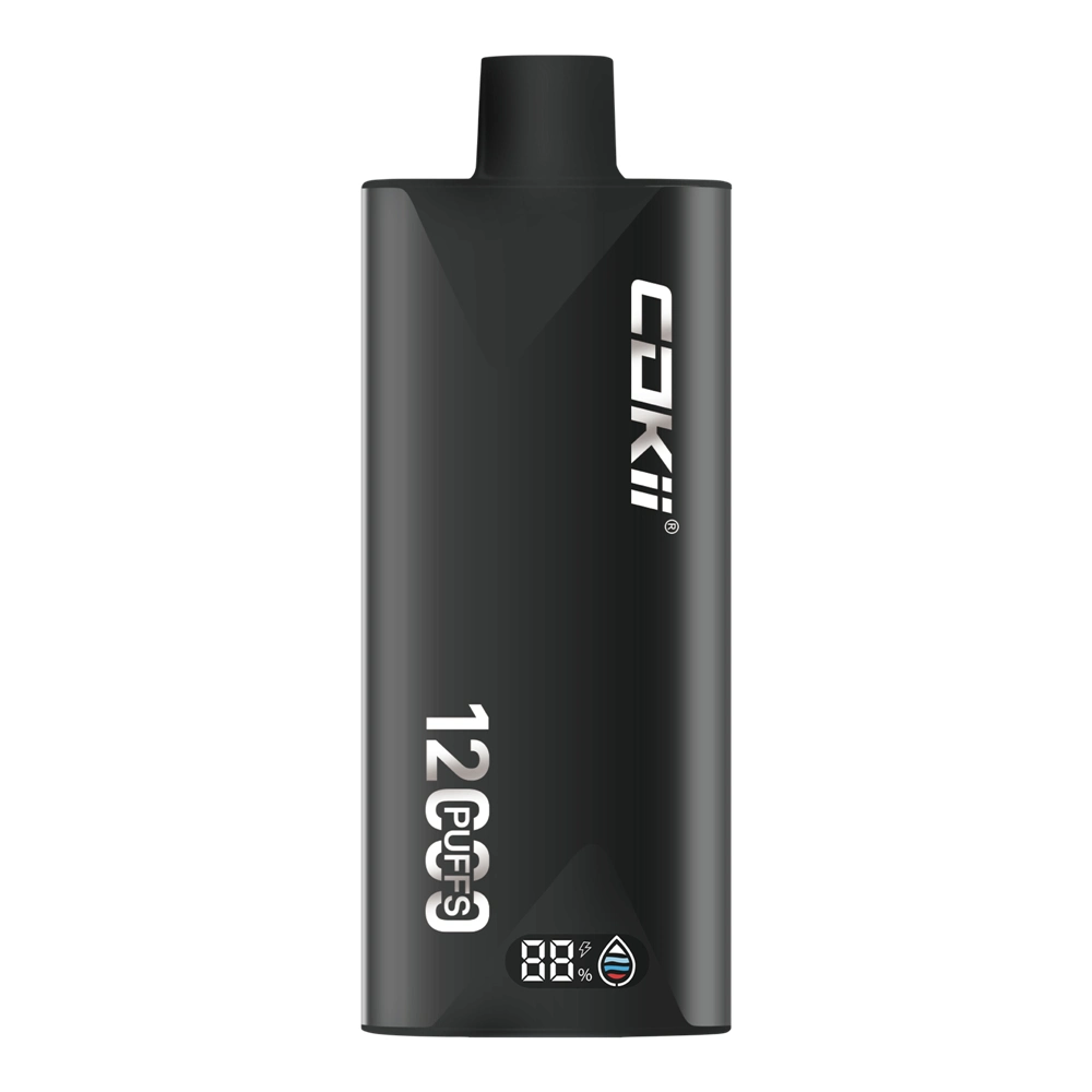 Pantalla de la pantalla caliente Venta de cokii de lujo desechable VAPE 12000 Puffs E Cigarette en Omán Irán Irak Jordania Sudáfrica Egipto Turquía