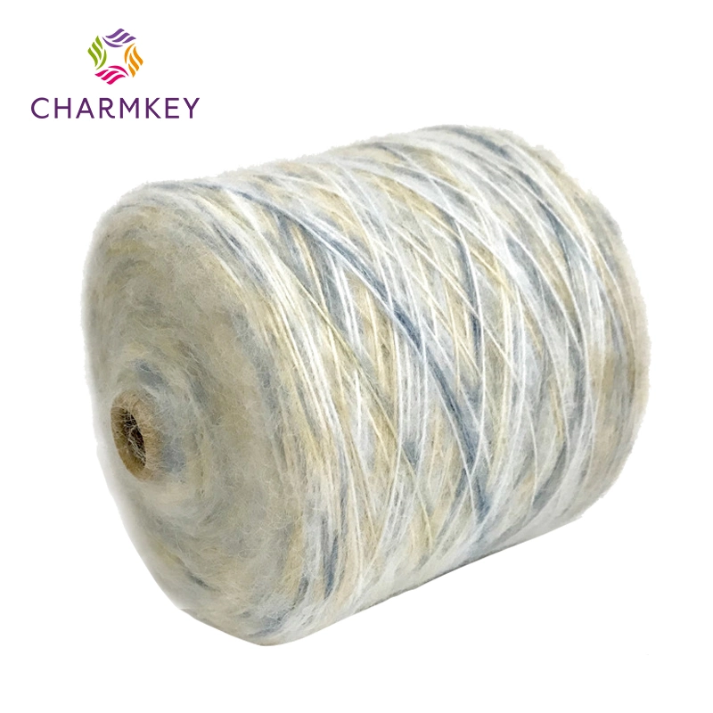47% Polyester 39% Acrylic 8% Nylon 6% Wool Yarn Knitting Blended Yarn for Weaving