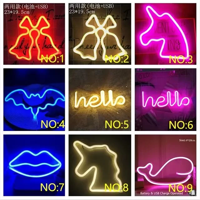 Wall Art Sign Hanging Fashion Custom Neon Lights