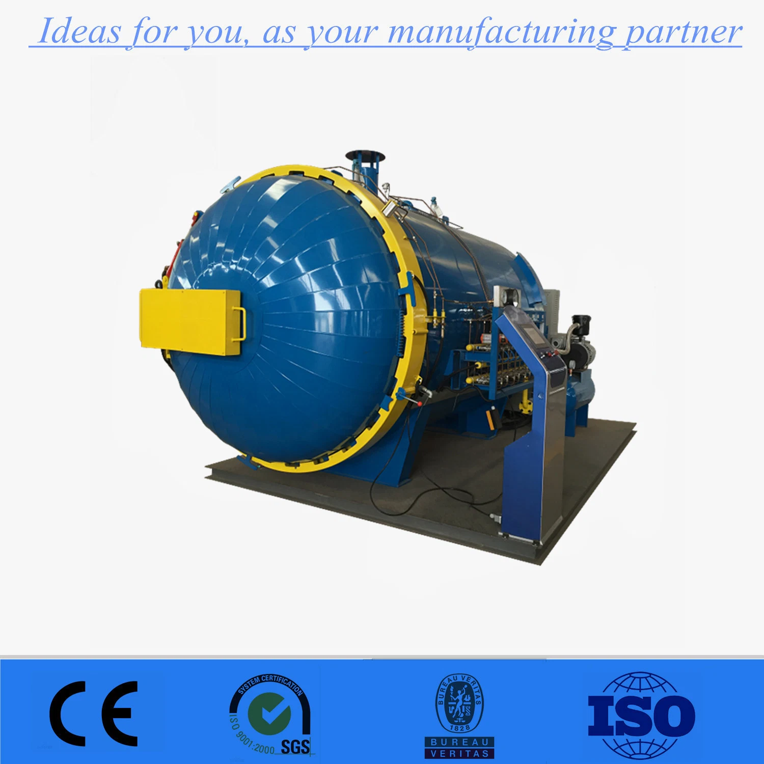 Industrial Horizontal Automatic Composite Autoclave Machine for Carbon Fiber Products