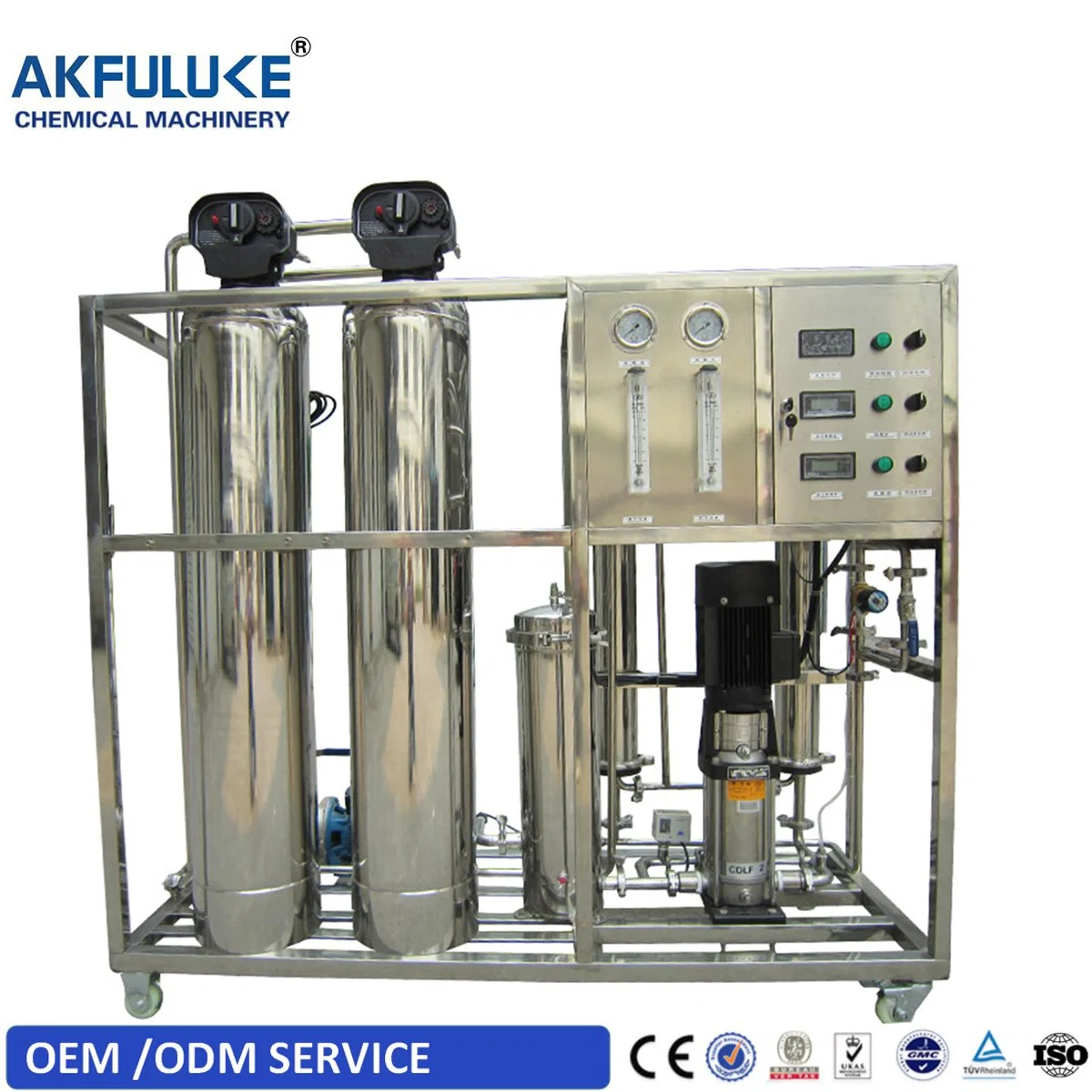 Máquina automática de tratamiento de ósmosis inversa / OI para agua potable pura Proveedor en China