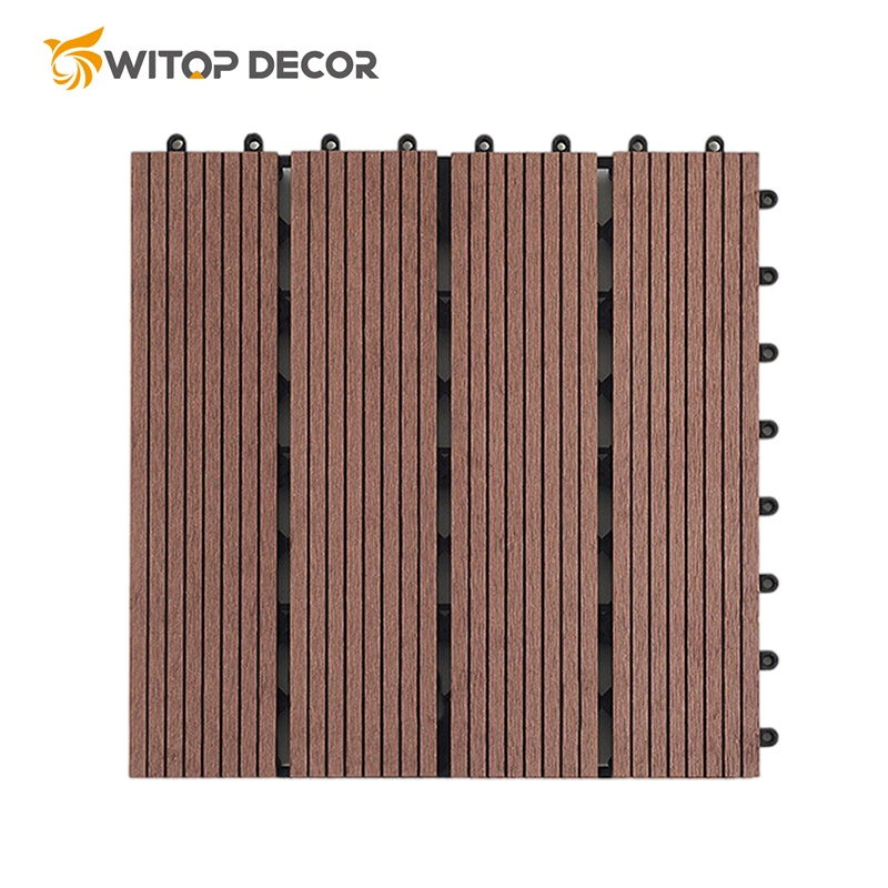 Nueva tecnología Co-Extrusion WPC compuesto de plástico de madera cubiertas para piscina