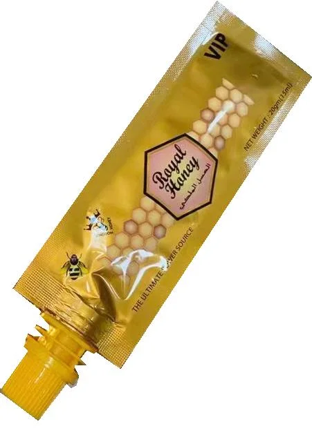 Golden Royal Honey Pouches for Men Jelly Bee Honey