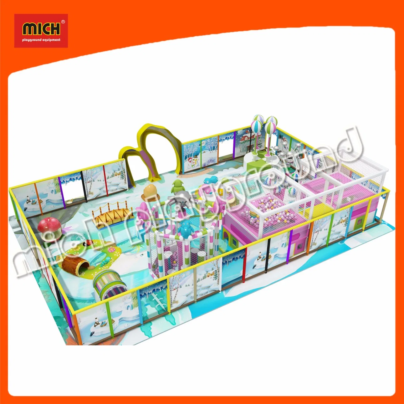 Mich Toddler Soft Play Toys Amusement Park