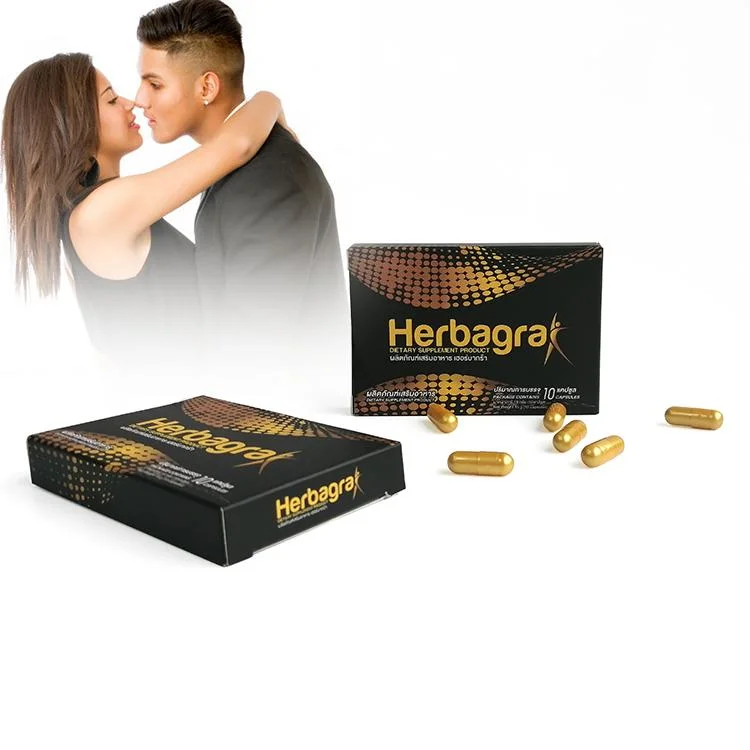 Hercules Herbal Pill Gold Capsule Male Sexuality Drug Penis Pill