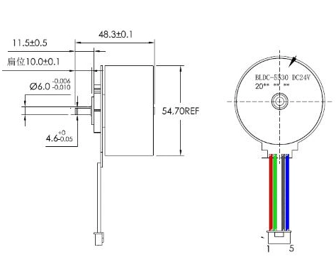 High Torque Brushless Outer Rotor BLDC Motor for Massage Gun