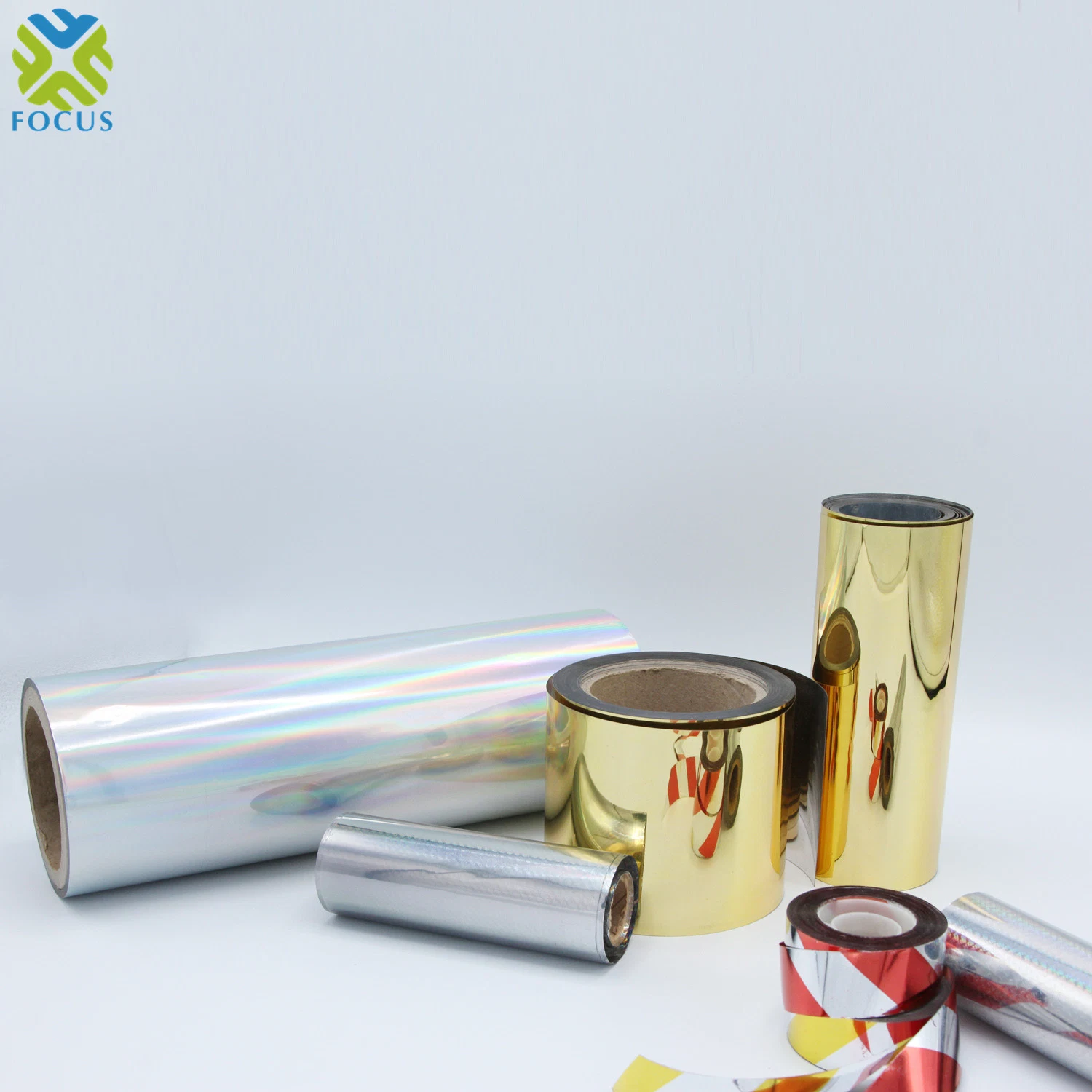 Silver/Gold Colorful Aluminum Metallized Film Pet Packaging Film Decoration Film