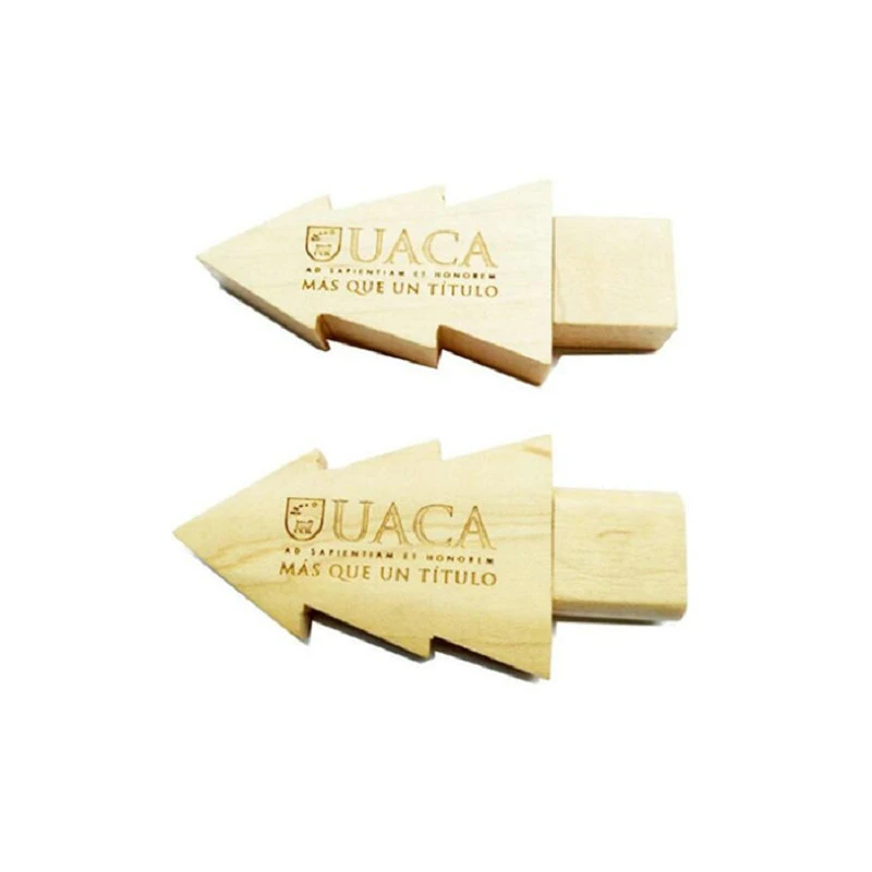 Wooden Christmas Tree USB Flash Drive Pendrive USB Sticks