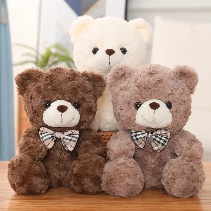 Personagens personalizadas Toy Stuffed Toy Cartoon anime Stuffed Animal Arco do urso de Teddy