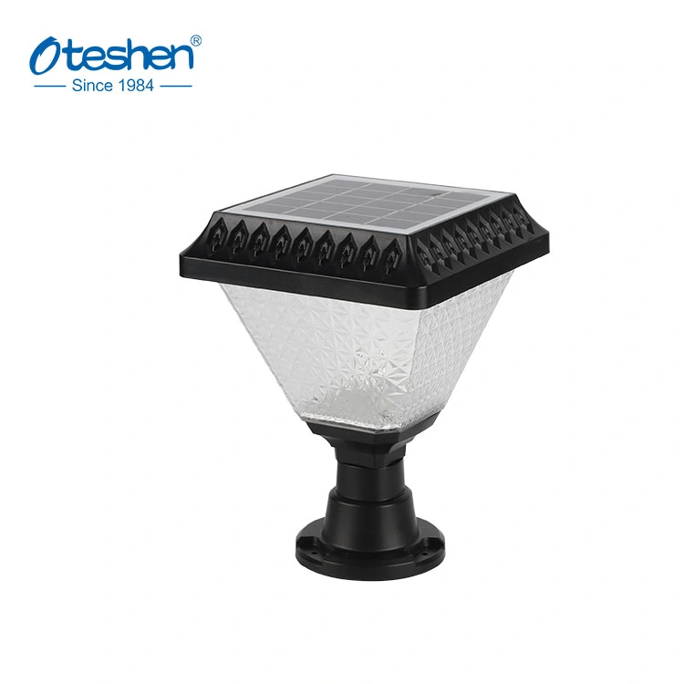 Modern Fashion Smart Motion Dimming Waterproof IP44 1W Solar Gate Post Pillar Light