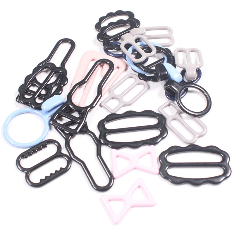 Factory Price Adjustable Slider and Ring Bra Accessories Bra Hook and Slider Swimwear Buckle