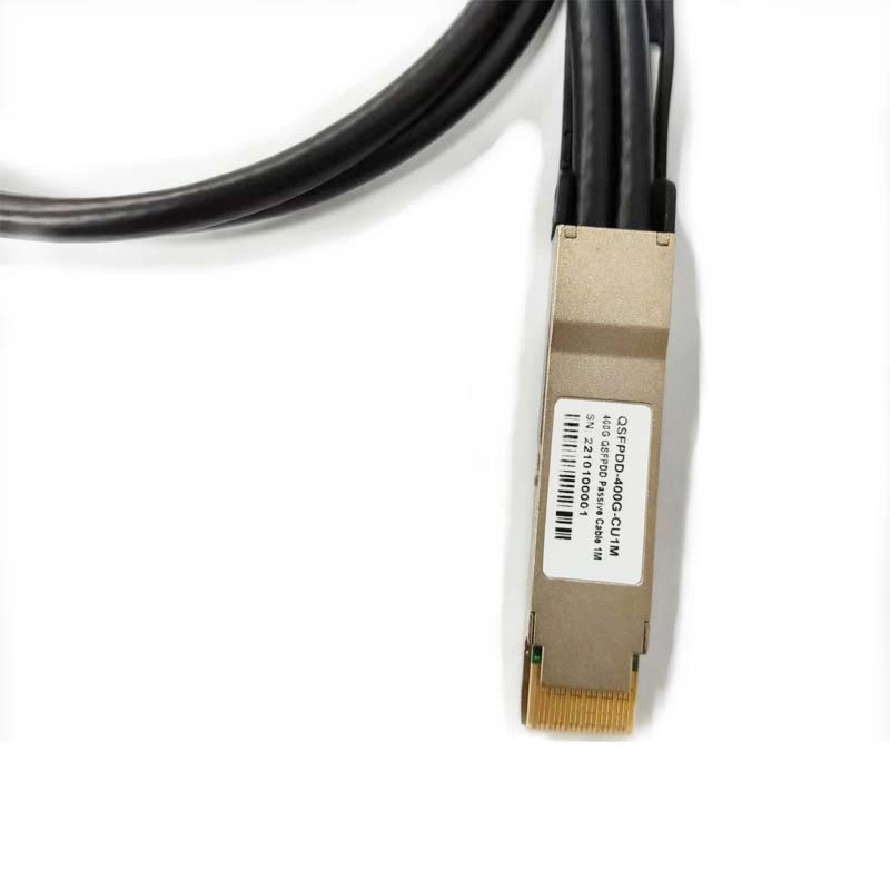 المصنع الأصلي 400gbps Qsfp DD إلى Cu1m Qsfp السلبية عالية كبل السرعة DAC متوافق مع Huawei Ruijie H3C