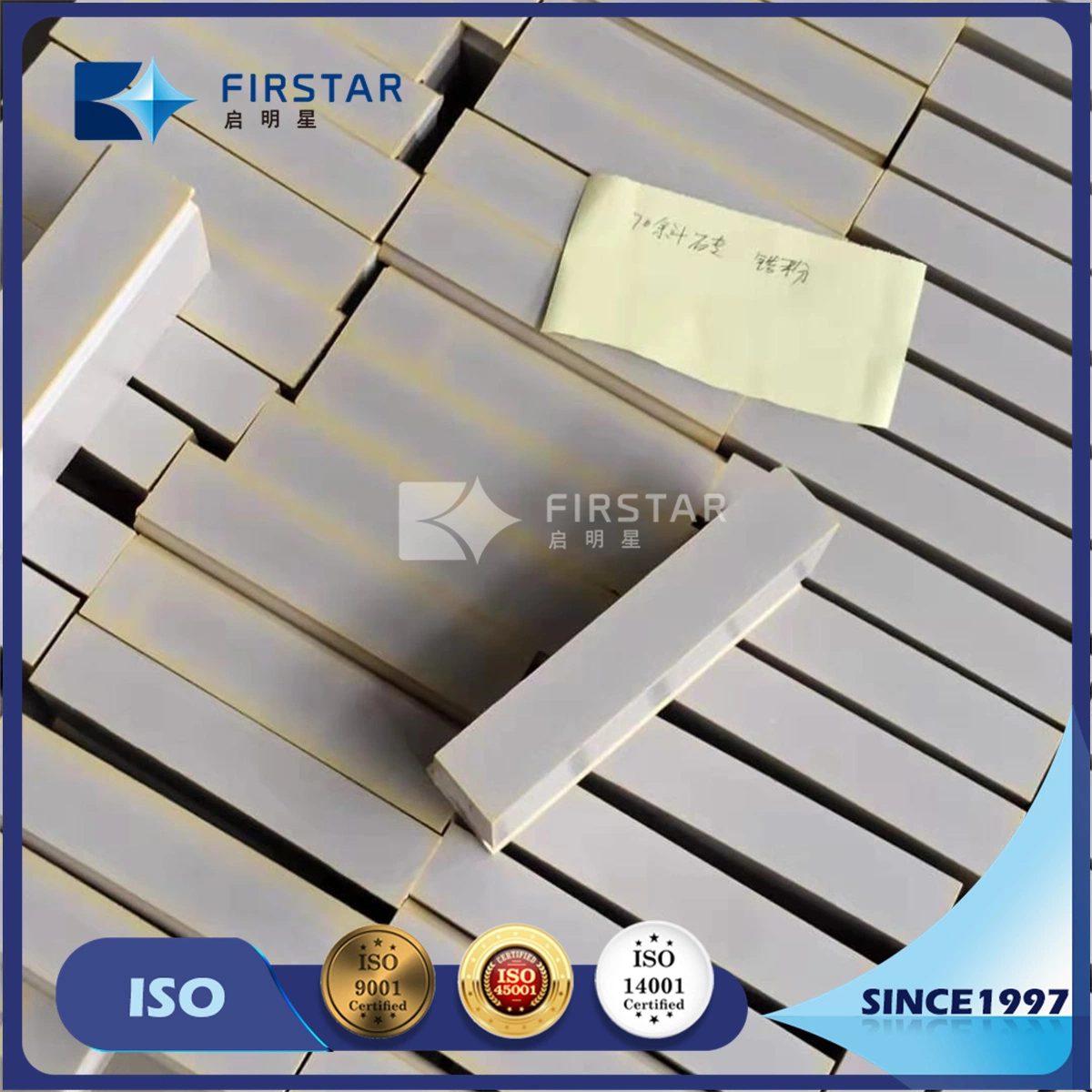 Density 6.0g/cm3 Zirconia Tiles and Zirconia Bricks for Ball Mill Liner