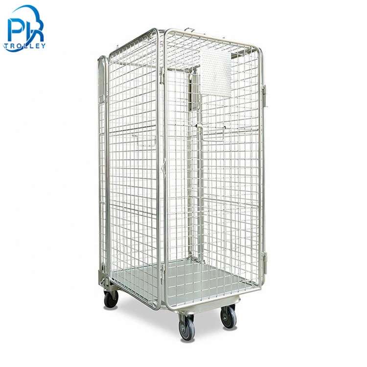 Custom Metal Mobile Roll Cage Trolleys Roll Container Logistic Cart